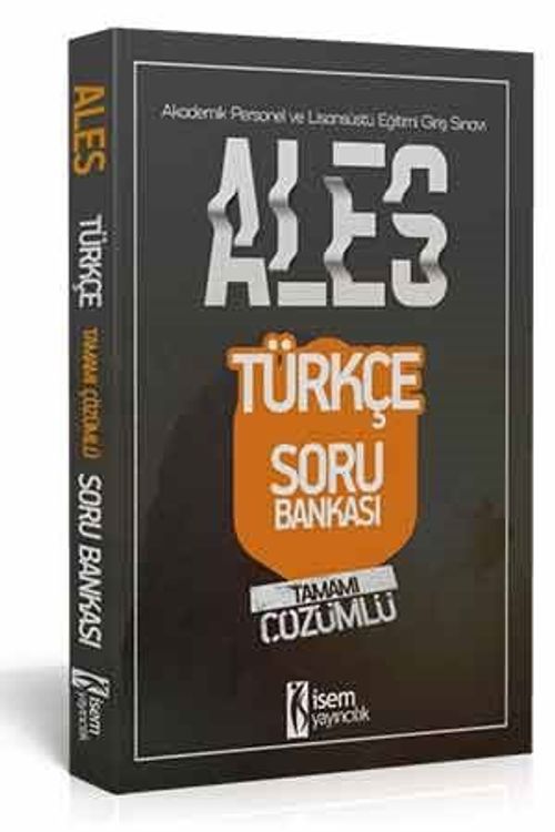 2020 ALES Türkçe Sözel Yetenek Tamamı Çözümlü Soru Bankası