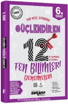 6. Sınıf Güçlendiren Fen Bilimleri 12 Deneme Sınavı - Kolektif