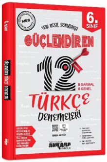 6. Sınıf Güçlendiren Türkçe 12 Deneme Sınavı