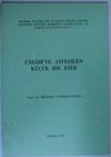 Farabi&rsquo;ye Atfedilen K&uuml;&ccedil;&uuml;k Bir Eser Kod: 11-C-16