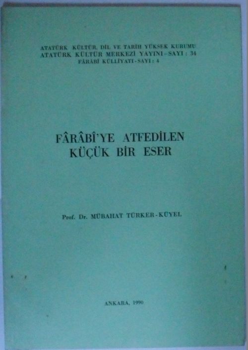 Farabi'ye Atfedilen Küçük Bir Eser Kod: 11-C-16