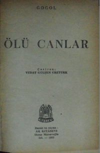 Ölü Canlar Kod: 8-E-19