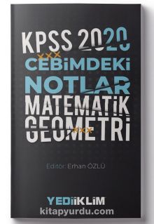 2020 KPSS Cebimdeki Notlar Matematik-Geometri - Kolektif