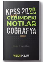2020 KPSS Cebimdeki Notlar Coğrafya