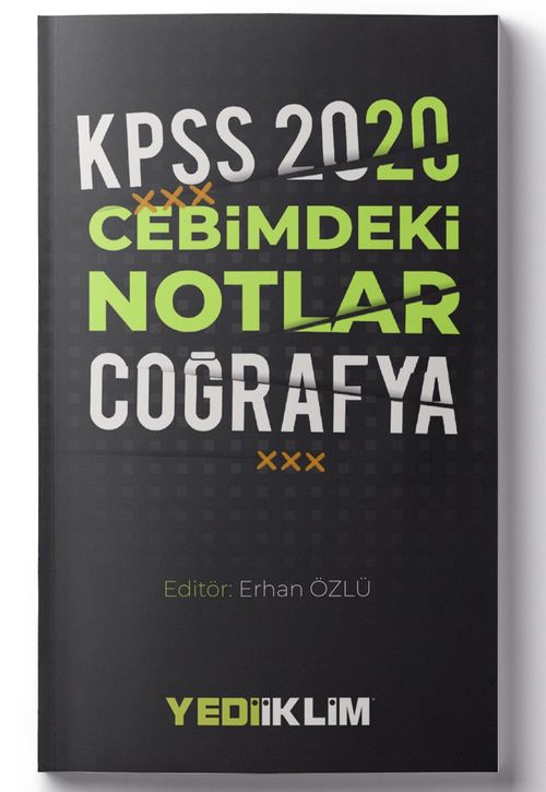 2020 KPSS Cebimdeki Notlar Coğrafya