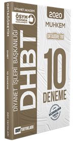 2020 DHBT 2 Muhkem Serisi Ortaöğretim Tamamı Çözümlü 10 Deneme