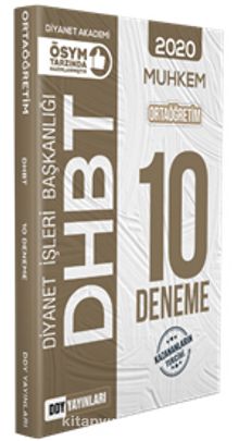 2020 DHBT 2 Muhkem Serisi Ortaöğretim Tamamı Çözümlü 10 Deneme - Kolektif