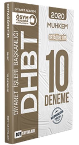 2020 DHBT 2 Muhkem Serisi Ortaöğretim Tamamı Çözümlü 10 Deneme