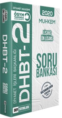2020 DHBT 2 Muhkem Serisi Lisans-Önlisans Soru Bankası