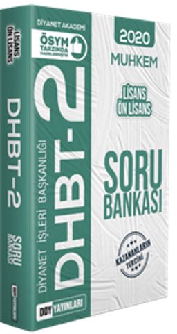 2020 DHBT 2 Muhkem Serisi Lisans-Önlisans Soru Bankası