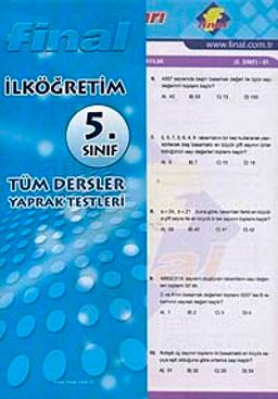İlköğretim 5. Sınıf Tüm Dersler Yaprak Testleri