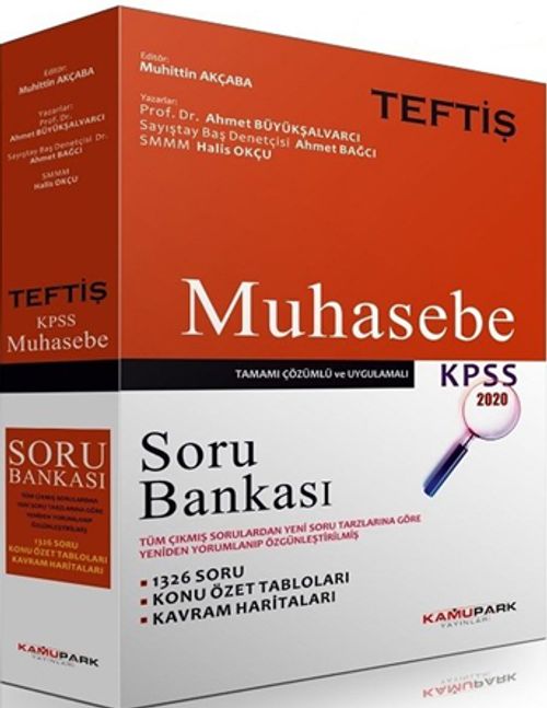 2020 KPSS A Grubu Teftiş Muhasebe Soru Bankası Çözümlü 