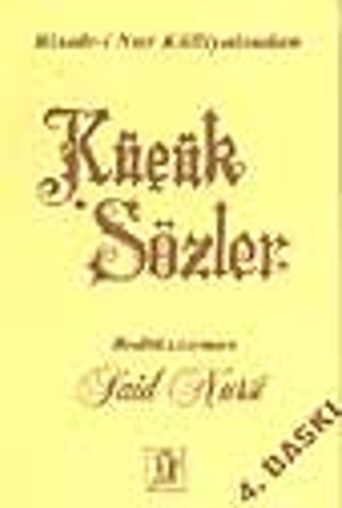 Küçük Sözler (Gül Seris Cep Boy)