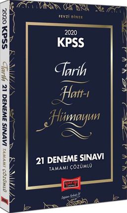 2020 KPSS Hatt-ı Hümayun Tarih Tamamı Çözümlü 21 Deneme Sınavı