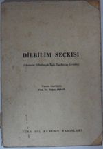 Dilbilim Seçkisi Kod: 11-D-3