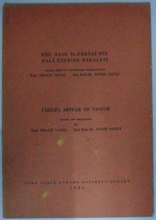 Ebu Nasr il-Farabi’nin Hala Üzerine Makalesi KOD: 11-D-5