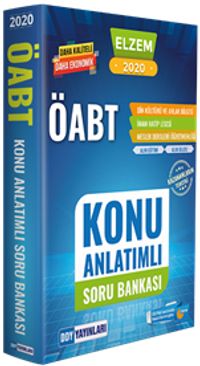 2020 ÖABT Din Kültürü ve Ahlak Bilgisi ELZEM SERİSİ Konu Anlatımlı Soru Bankası 