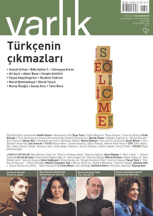 Varlık Aylık Edebiyat ve Kültür Dergisi Ocak 2020