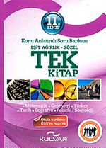 11. Sınıf Eşit Ağırlık-Sözel Tek Kitap Konu Anlatımlı Soru Bankası