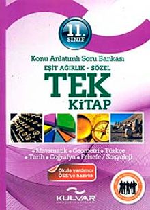 11. Sınıf Eşit Ağırlık-Sözel Tek Kitap Konu Anlatımlı Soru Bankası