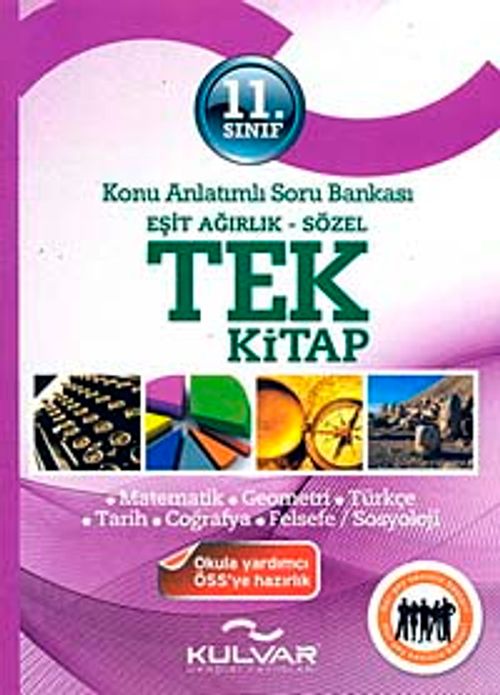 11. Sınıf Eşit Ağırlık-Sözel Tek Kitap Konu Anlatımlı Soru Bankası