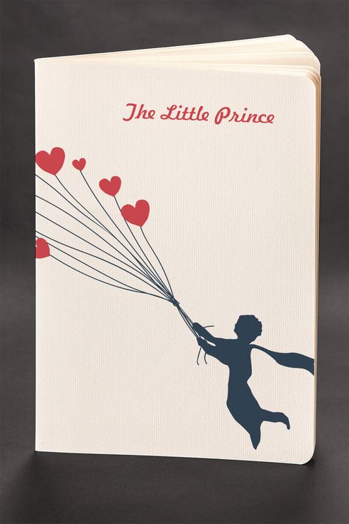 Akıl Defteri - The Little Prince - Heart Balloons (Cep Boy)