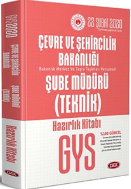 Çevre ve Şehircilik Bakanlığı Şube Müdürü (Teknik) Hazırlık Kitabı 