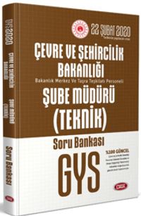 Çevre ve Şehircilik Bakanlığı Şube Müdürü (Teknik) Soru Bankası 