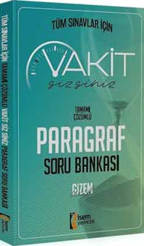2020 KPSS VakitSizsiniz Tüm Sınavlar İçin Paragraf Tamamı Çözümlü Soru Bankası 