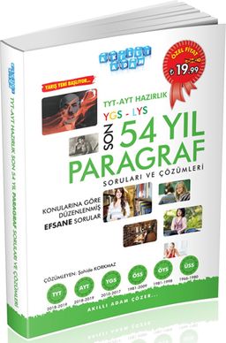TYT AYT Hazırlık Son 54 Yıl Paragraf Soruları ve Çözümleri