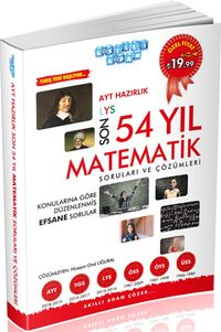 AYT Hazırlık Son 54 Yıl Matematik Soruları ve Çözümleri