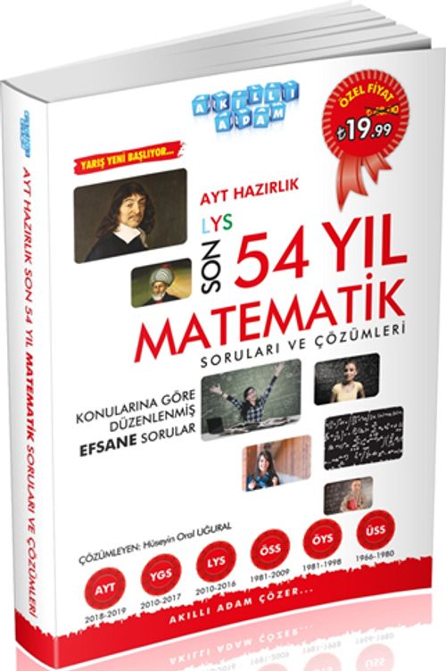 AYT Hazırlık Son 54 Yıl Matematik Soruları ve Çözümleri