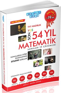 TYT Hazırlık Son 54 Yıl Matematik Soruları ve Çözümleri