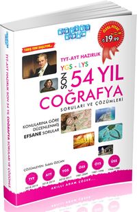 TYT AYT Hazırlık Son 54 Yıl Coğrafya Soruları ve Çözümleri