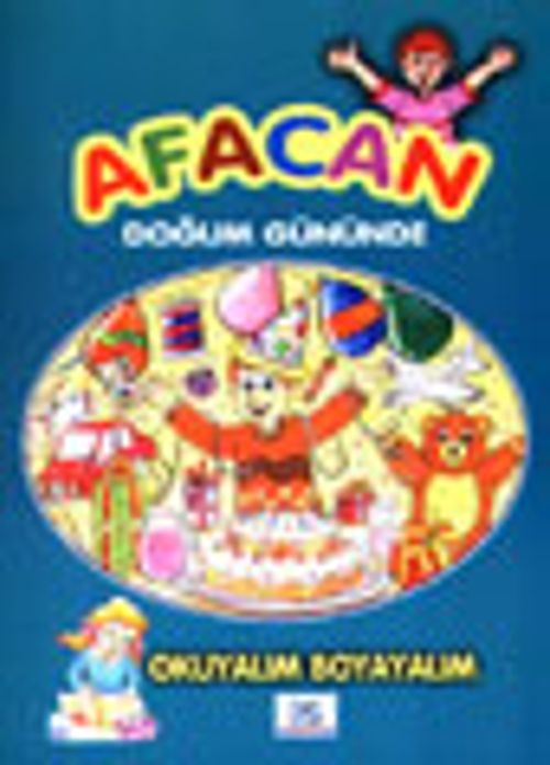 Afacan Doğum Gününde Okuyalım Boyayalım