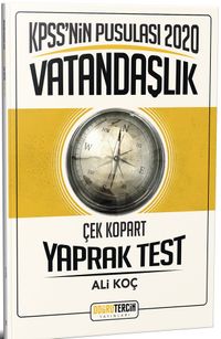 2020 KPSS'nin Pusulası Vatandaşlık Yaprak Test 