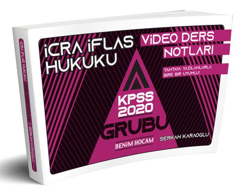 KPSS A Grubu İcra İflas Hukuku Video Ders Notları