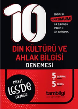 8. Sınıf Din Kültürü ve Ahlak Bilgisi Branş Denemesi