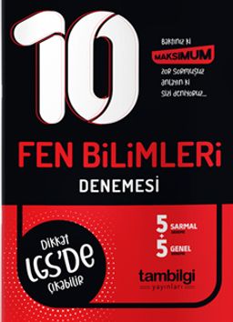 8. Sınıf 10 Fen Bilimleri Branş Denemesi
