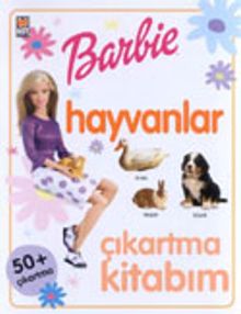 Barbie Hayvanlar Çıkartma Kitabı