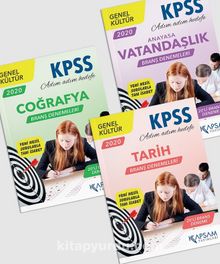KPSS Genel Kültür Branş Denemeleri (20'li) (3 Kitap) - Kolektif