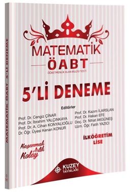 2020 ÖABT İlköğretim-Lise Matematik 5 Deneme Çözümlü 