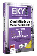 2020 EKYS MEB Okul Müdür ve Müdür Yardımcılığı Tamamı Çözümlü 11 Deneme Sınavı