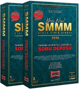 2020 SMMM Staja Giriş Sınavı Tamamı Ayrıntılı Çözümlü Soru Deposu 4400 Soru (2 Cilt)