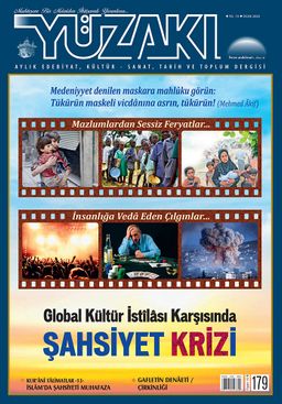 Yüzakı Aylık Edebiyat, Kültür, Sanat, Tarih ve Toplum Dergisi Sayı: 179 2020