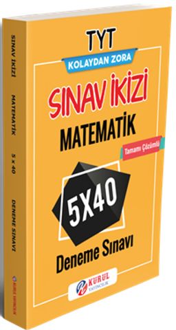 TYT Matematik Sınav ikizi Tamamı Çözümlü 5x40  Deneme Sınavı