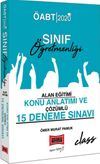 2020 &Ouml;ABT Sınıf &Ouml;ğretmenliği Konu Anlatımı ve &Ccedil;&ouml;z&uuml;ml&uuml; 15 Deneme Sınavı