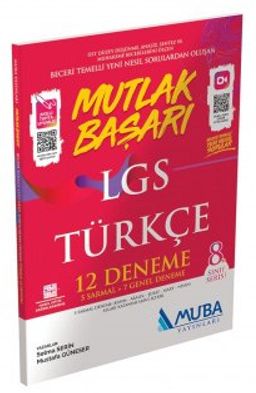 Mutlak Başarı LGS Türkçe 12 Deneme (1834)