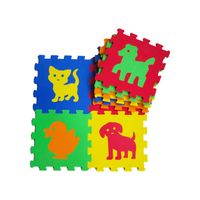 Akar Oyuncak Eco Eva 33 x 33 - 7 mm Hayvanlar 9 Parça(390962)