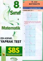 8. Sınıf Matematik Yaprak Test